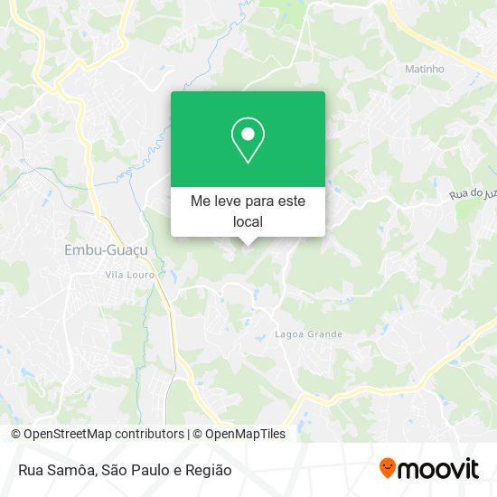 Rua Samôa mapa
