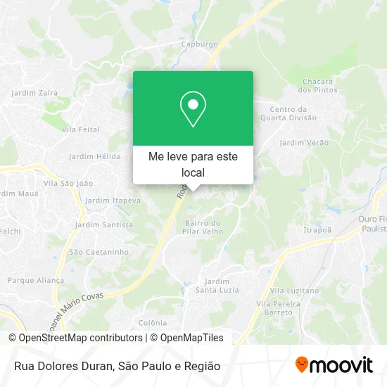 Rua Dolores Duran mapa