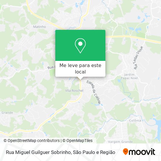 Rua Miguel Guilguer Sobrinho mapa