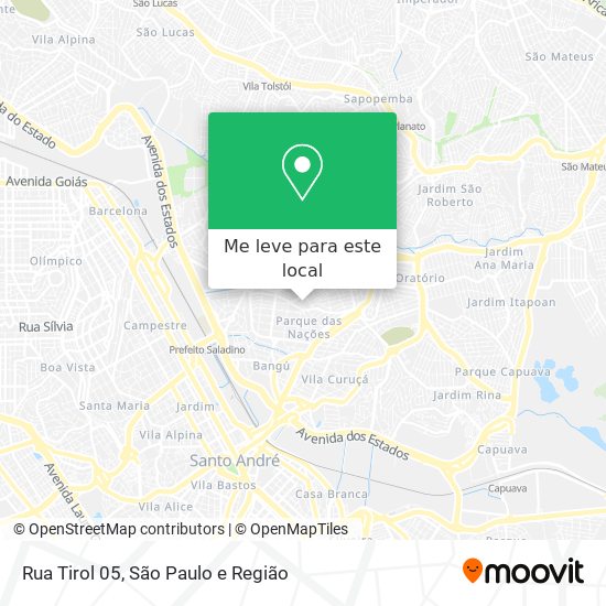 Rua Tirol 05 mapa