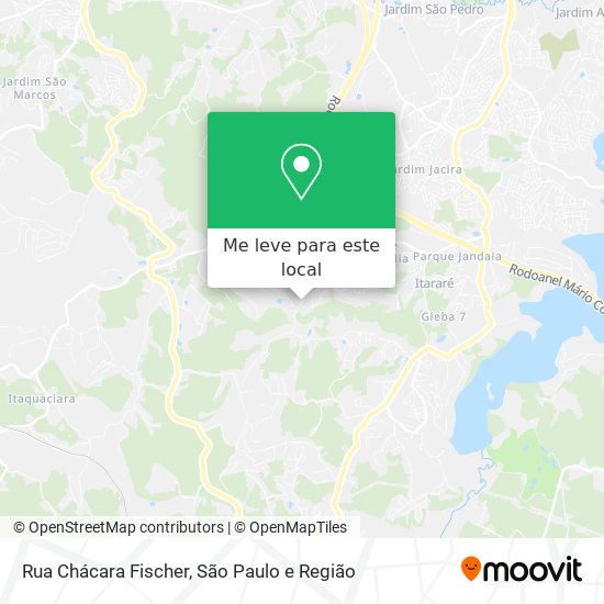 Rua Chácara Fischer mapa