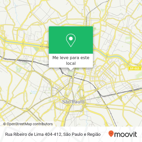Rua Ribeiro de Lima 404-412 mapa