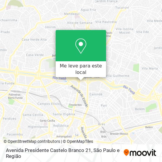 Avenida Presidente Castelo Branco 21 mapa