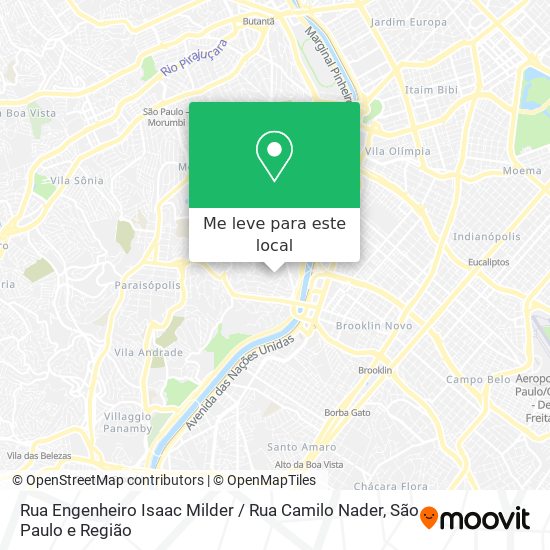 Rua Engenheiro Isaac Milder / Rua Camilo Nader mapa