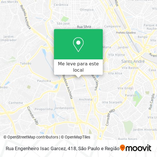 Rua Engenheiro Isac Garcez, 418 mapa