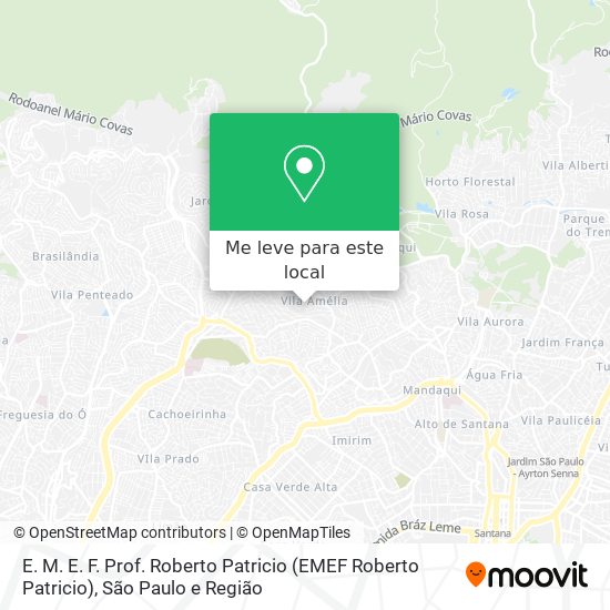E. M. E. F. Prof. Roberto Patricio (EMEF Roberto Patricio) mapa