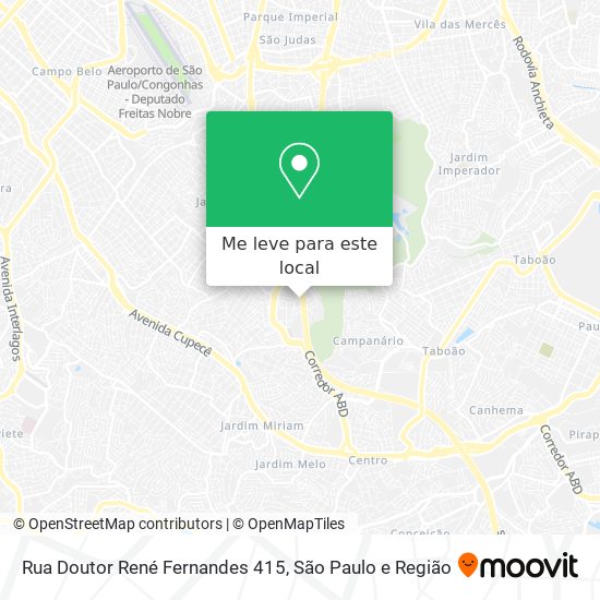 Rua Doutor René Fernandes 415 mapa