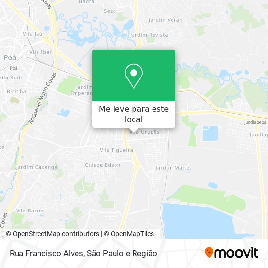 Rua Francisco Alves mapa