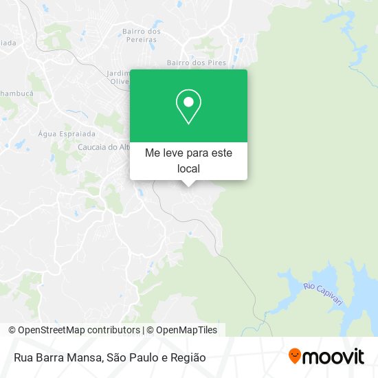Rua Barra Mansa mapa
