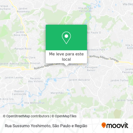 Rua Sussumo Yoshimoto mapa