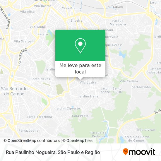 Rua Paulinho Nogueira mapa