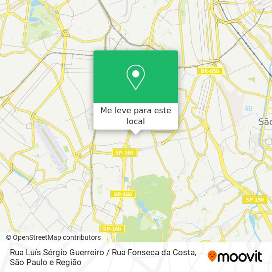 Rua Luís Sérgio Guerreiro / Rua Fonseca da Costa mapa