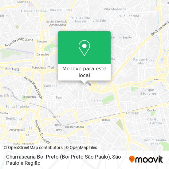 Churrascaria Boi Preto (Boi Preto São Paulo) mapa