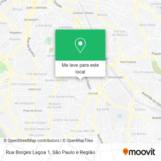 Rua Borges Lagoa 1 mapa