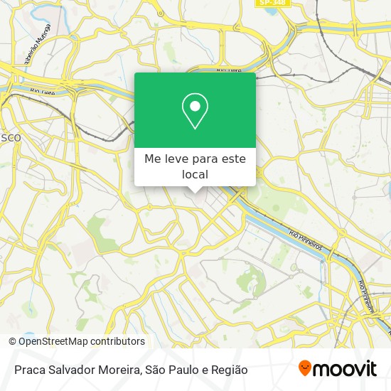 Praca Salvador Moreira mapa