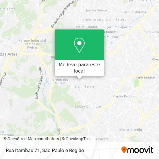 Rua Itambau 71 mapa