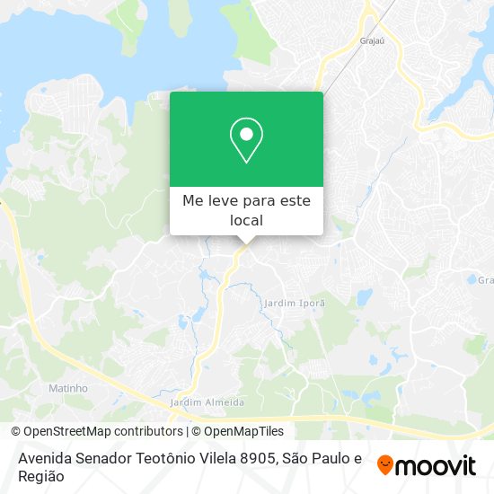 Avenida Senador Teotônio Vilela 8905 mapa