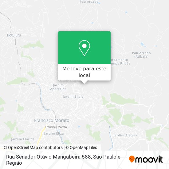 Rua Senador Otávio Mangabeira 588 mapa