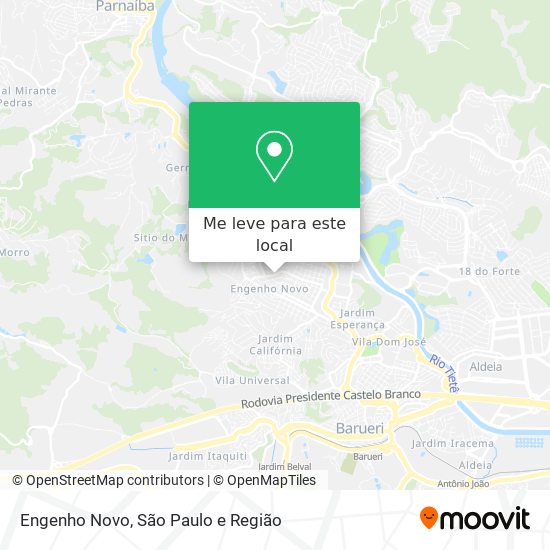 Engenho Novo mapa