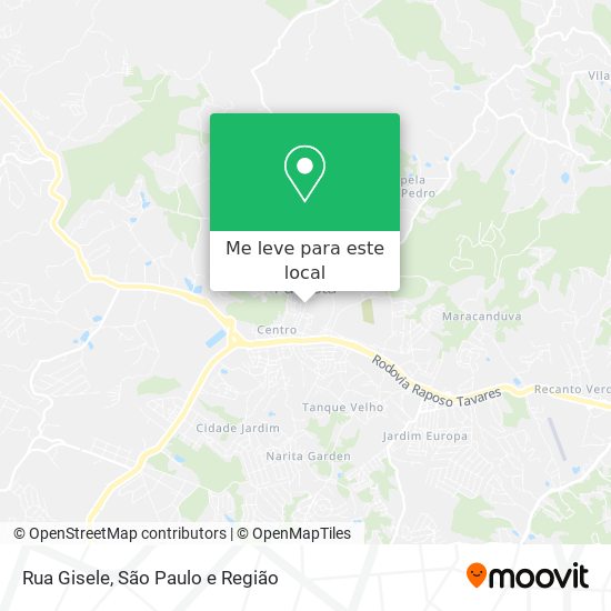 Rua Gisele mapa
