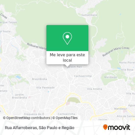 Rua Alfarrobeiras mapa