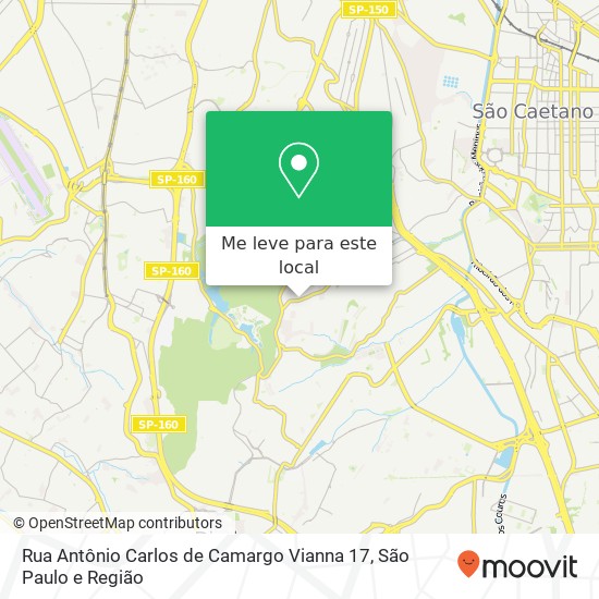 Rua Antônio Carlos de Camargo Vianna 17 mapa