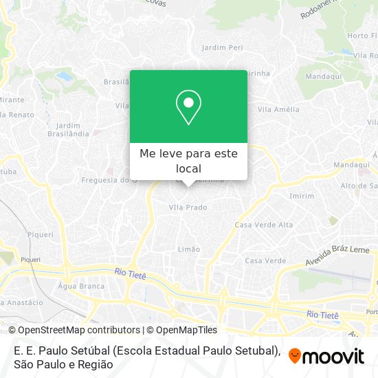 E. E. Paulo Setúbal (Escola Estadual Paulo Setubal) mapa