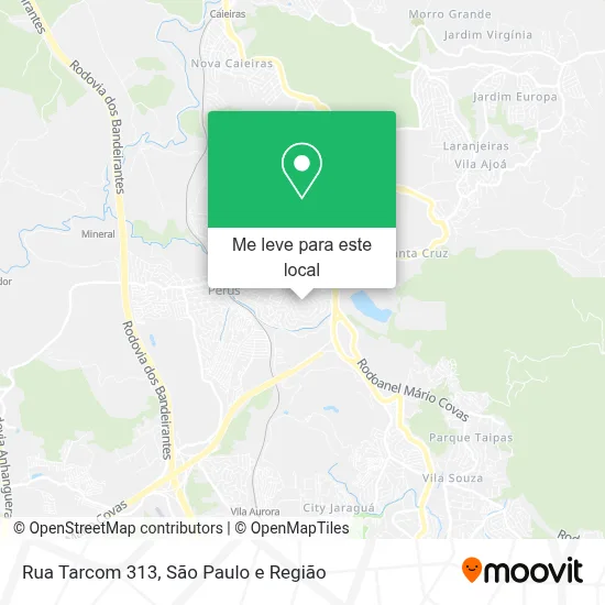 Rua Tarcom 313 mapa