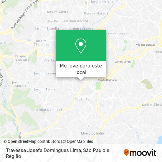 Travessa Josefa Domingues Lima mapa