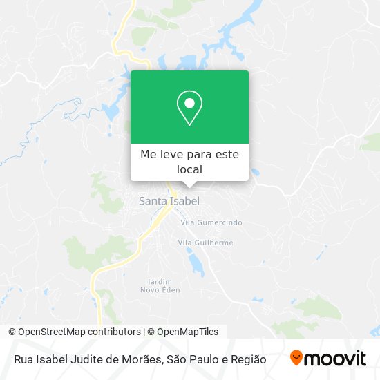 Rua Isabel Judite de Morães mapa