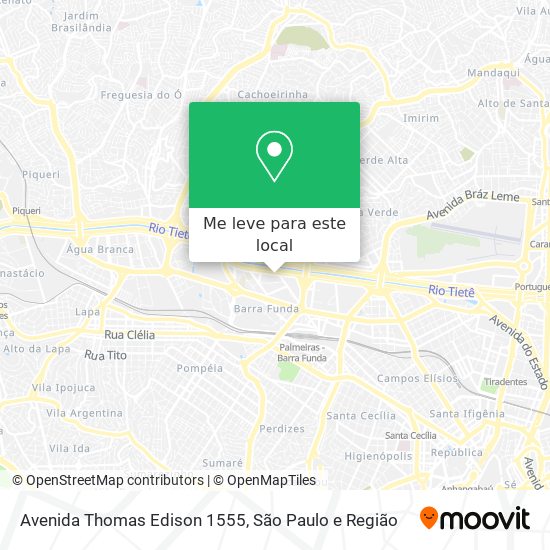 Avenida Thomas Edison 1555 mapa