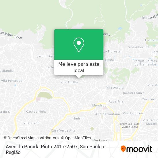Avenida Parada Pinto 2417-2507 mapa