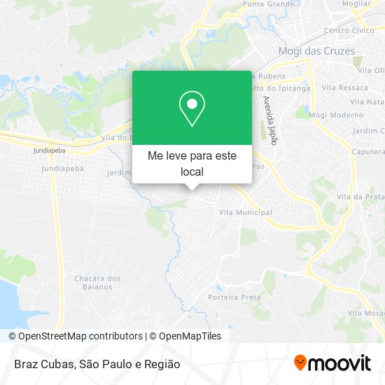 Braz Cubas mapa