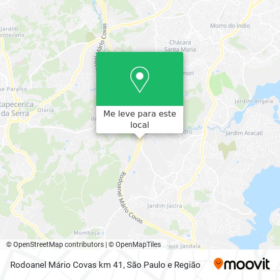 Rodoanel Mário Covas km 41 mapa