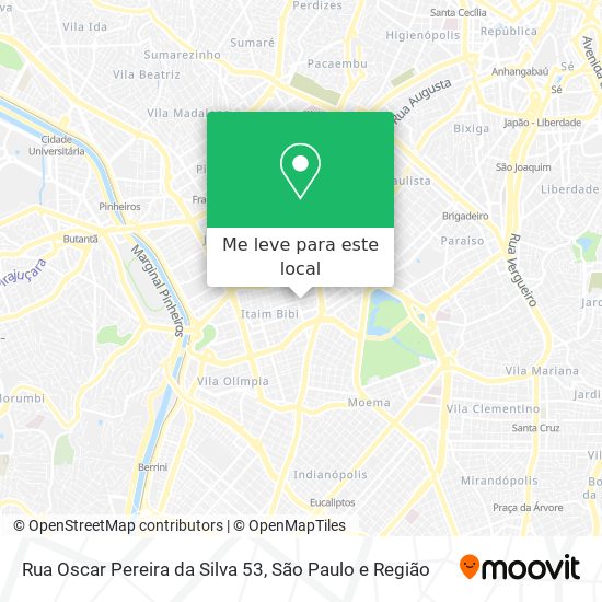 Rua Oscar Pereira da Silva 53 mapa