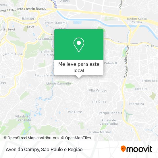 Avenida Campy mapa