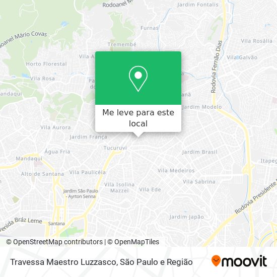 Travessa Maestro Luzzasco mapa