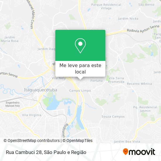 Rua Cambuci 28 mapa