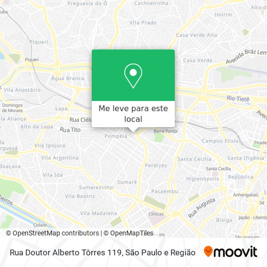 Rua Doutor Alberto Tôrres 119 mapa