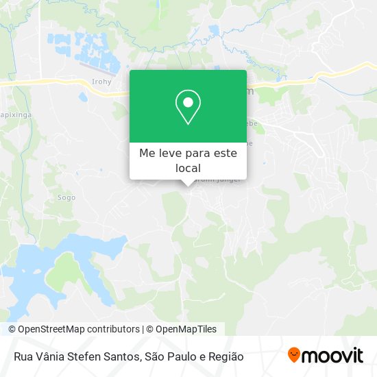 Rua Vânia Stefen Santos mapa