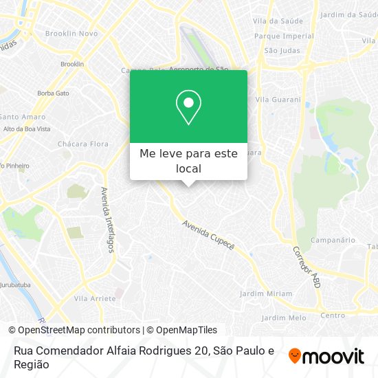 Rua Comendador Alfaia Rodrigues 20 mapa