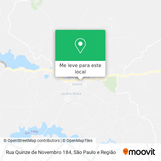 Rua Quinze de Novembro 184 mapa