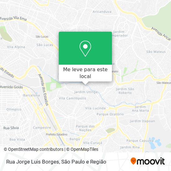 Rua Jorge Luis Borges mapa