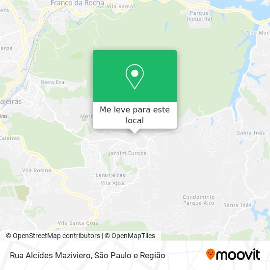 Rua Alcídes Maziviero mapa