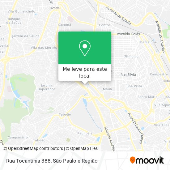 Rua Tocantínia 388 mapa