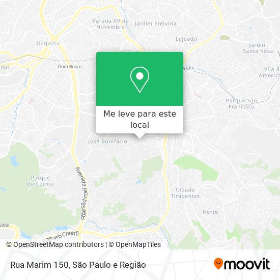 Rua Marim 150 mapa