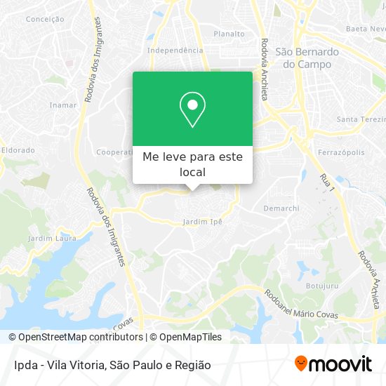 Ipda - Vila Vitoria mapa