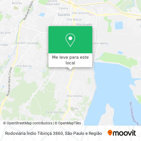 Rodoviária Índio Tibiriçá 3860 mapa