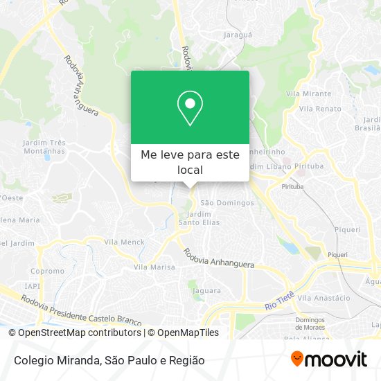 Colegio Miranda mapa