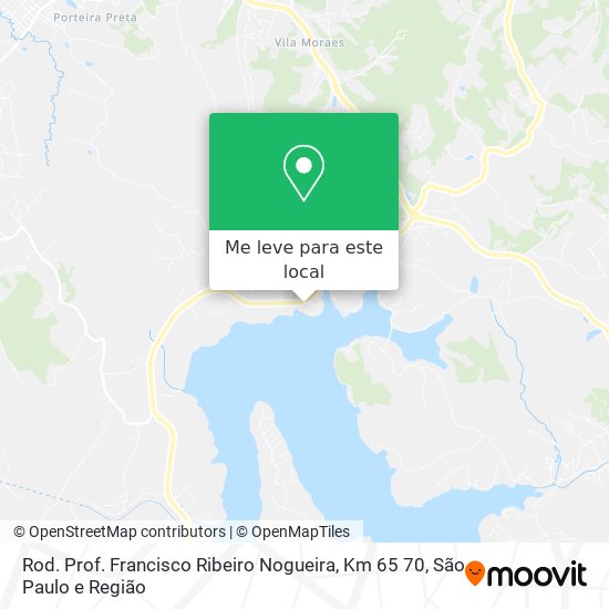 Rod. Prof. Francisco Ribeiro Nogueira, Km 65 70 mapa